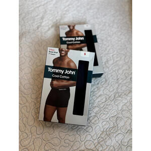 Tommy John Cool Cotton 2 Pack Boxer Briefs Size Small 4" inseam #2